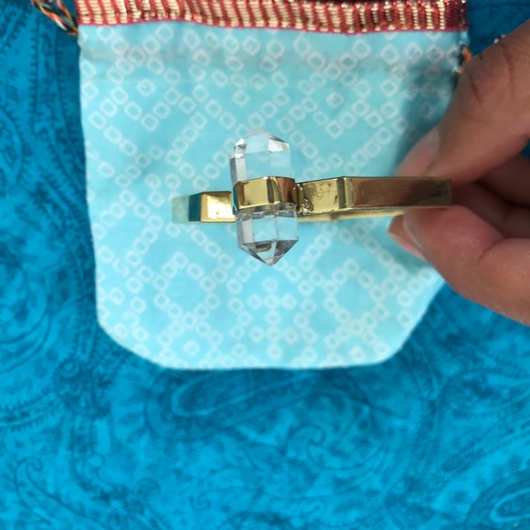 Bracelets brass bracelets with Crystal clear - Picture 2 of 3